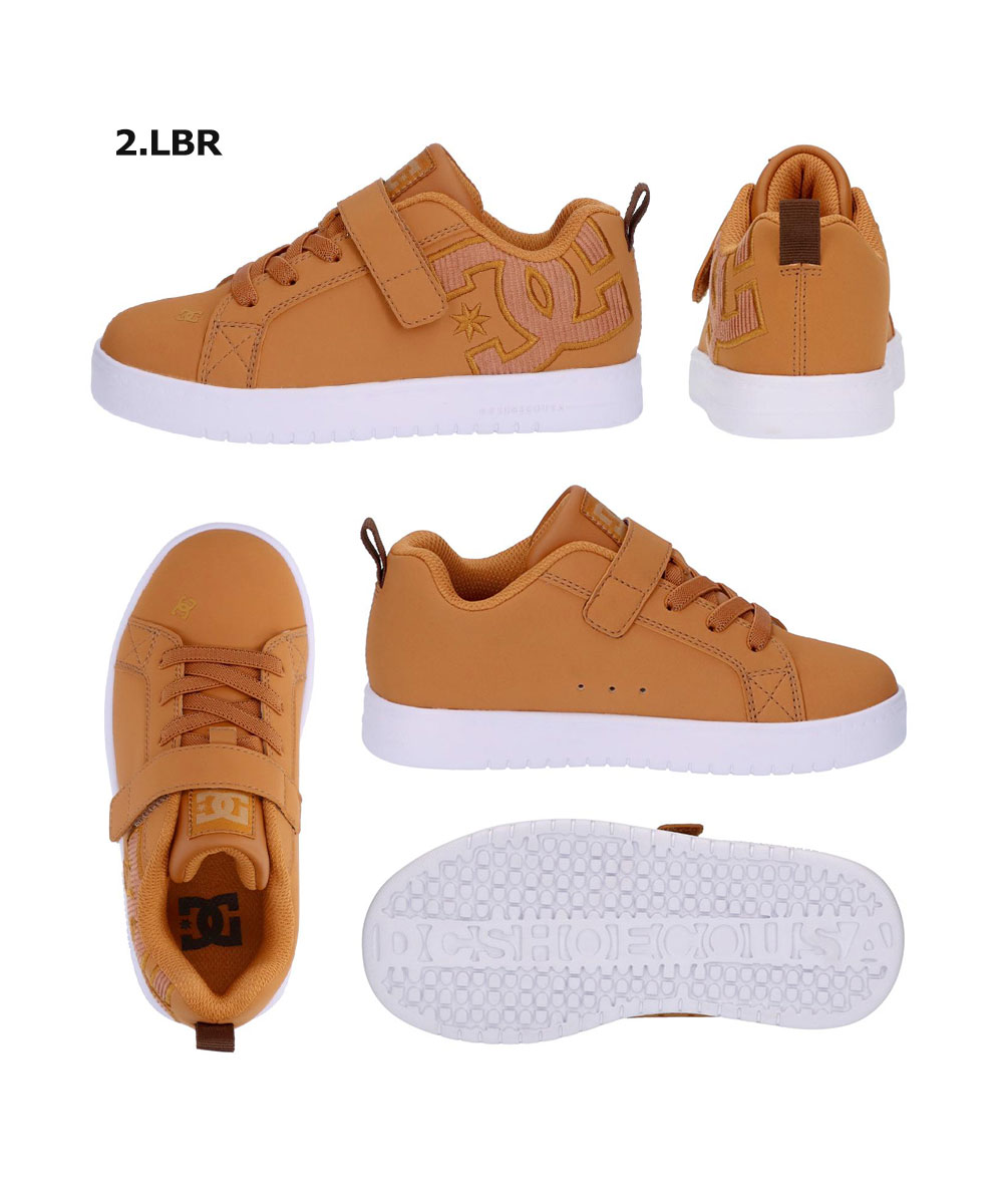 ディーシーシューズ キッズ スニーカー 子供靴 男の子 ジュニア ベルクロ マジックテープ カジュアル スポーティ ビッグロゴ DC DK244602 | DC SHOES | 05