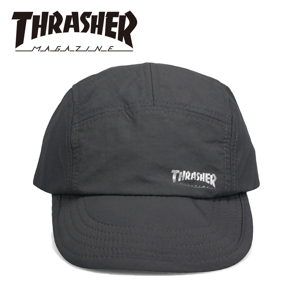 スラッシャー ジェットキャップ ナイロン メンズ レディース 撥水 軽量 UVカット 黒 ブラック グレー THRASHER ds2279 爆買 | THRASHER | 01
