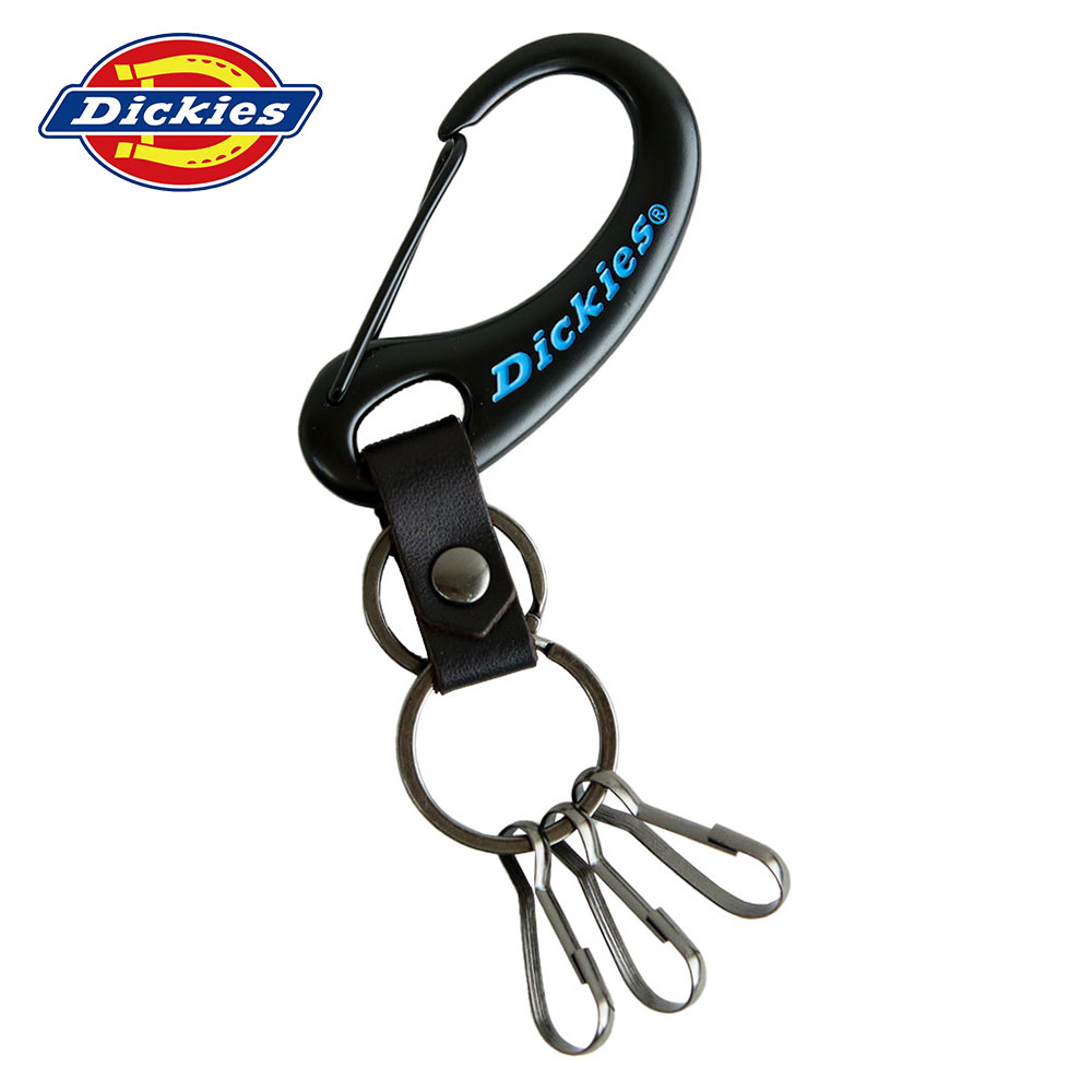 DICKIES キーリング カラビナ フック キーホルダー 3連 本革 メンズ レディース ブランド ブラック レッド ネイビー イエロー シルバー DS054NC ディッキーズ | Dickies | 03
