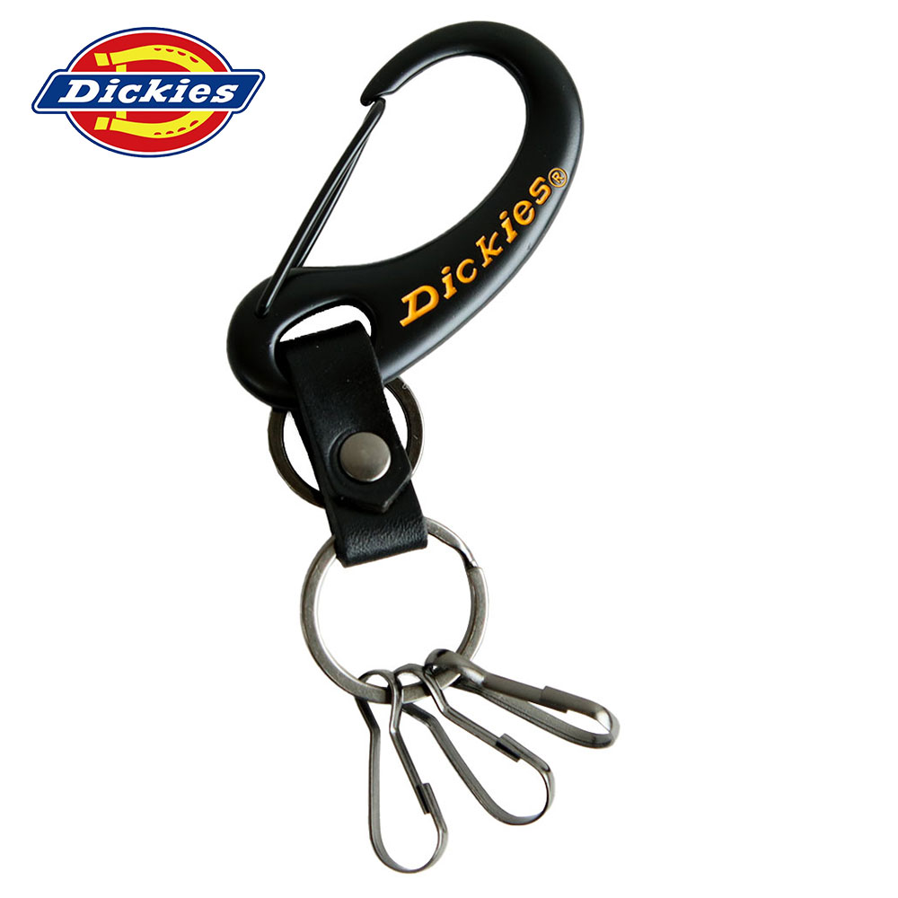 DICKIES キーリング カラビナ フック キーホルダー 3連 本革 メンズ レディース ブランド ブラック レッド ネイビー イエロー シルバー DS054NC ディッキーズ | Dickies | 04