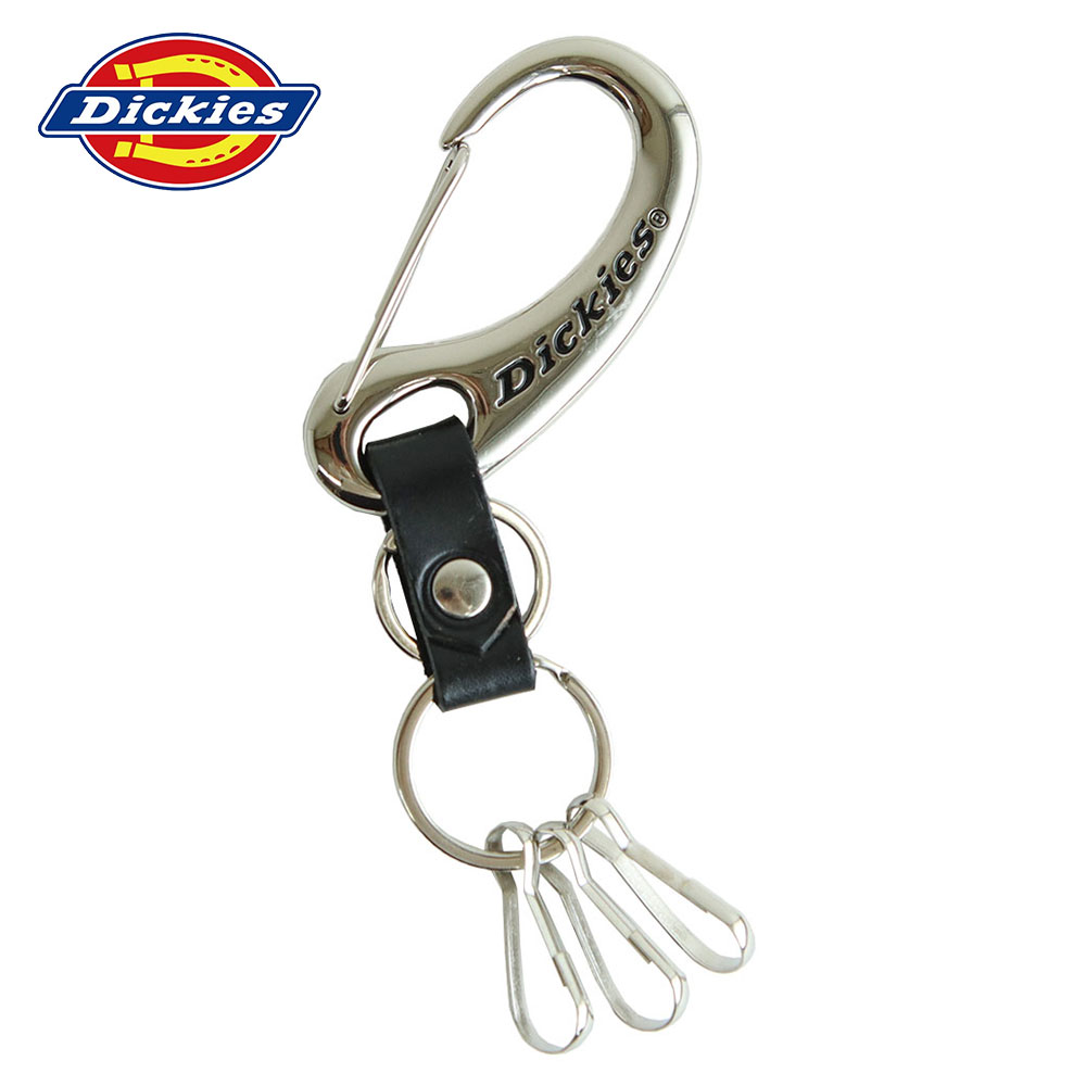 DICKIES キーリング カラビナ フック キーホルダー 3連 本革 メンズ レディース ブランド ブラック レッド ネイビー イエロー シルバー DS054NC ディッキーズ | Dickies | 05