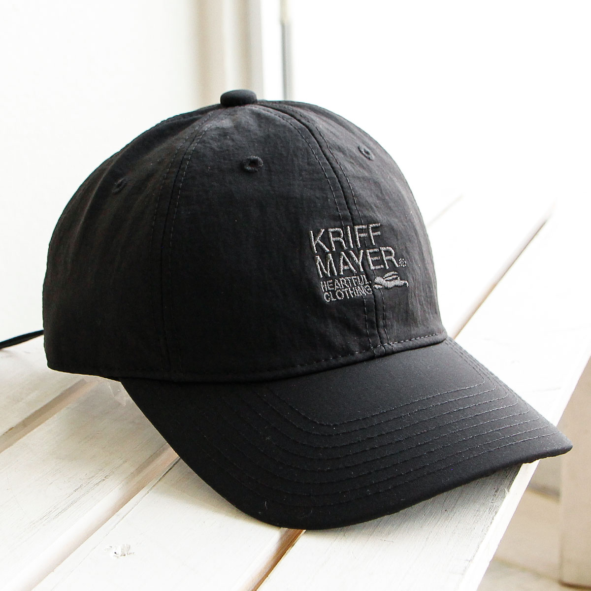 クリフメイヤー ナイロン キャップ メンズ レディース おしゃれ 撥水 UV対策 アウトドア 黒 ブラック KRIFF MAYER ds2042 | KRIFF MAYER | 01