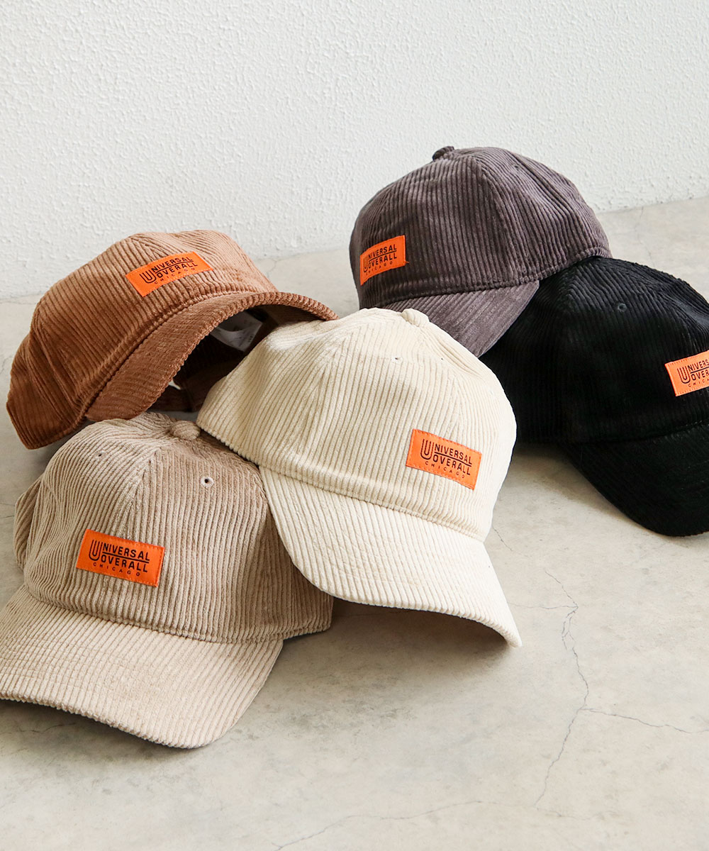 ユニバーサルオーバーオール キャップ メンズ レディース サイズ調整 コーデュロイ シンプル カーブドバイザー 帽子 UO dw1133 UNIVERSAL OVERALL | UNIVERSAL OVERALL | 09