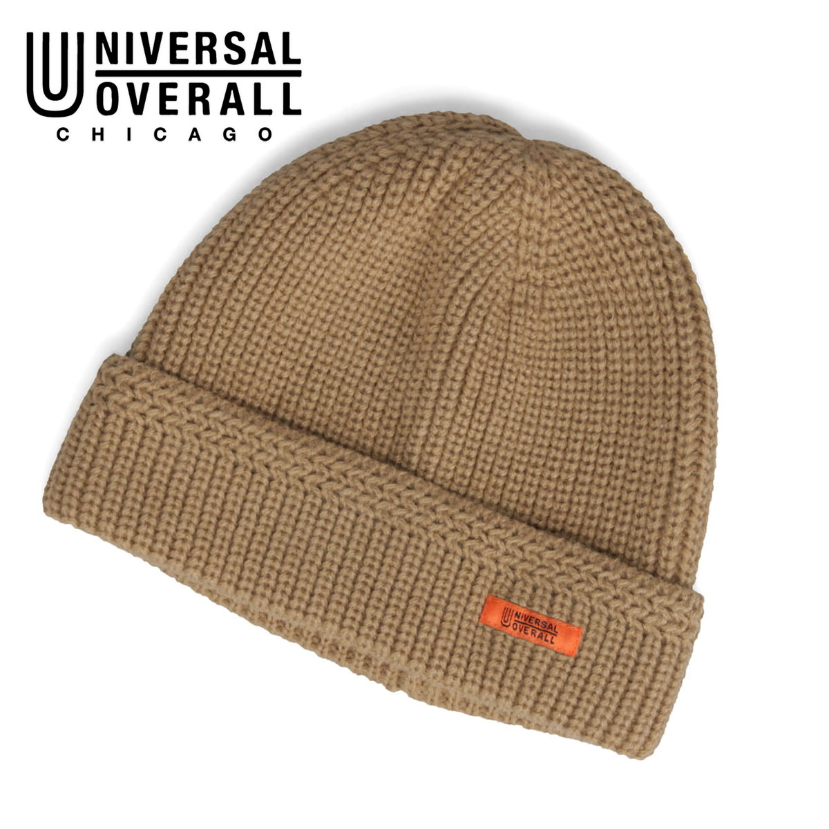 ユニバーサルオーバーオール ニット帽 メンズ レディース アウトドア  ショート黒 ブラック UNIVERSAL OVERALL UO dw1723 | UNIVERSAL OVERALL | 03