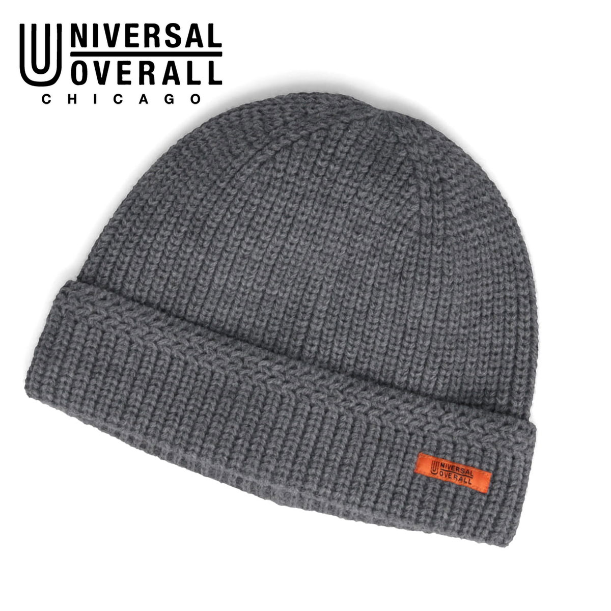 ユニバーサルオーバーオール ニット帽 メンズ レディース アウトドア  ショート黒 ブラック UNIVERSAL OVERALL UO dw1723 | UNIVERSAL OVERALL | 07