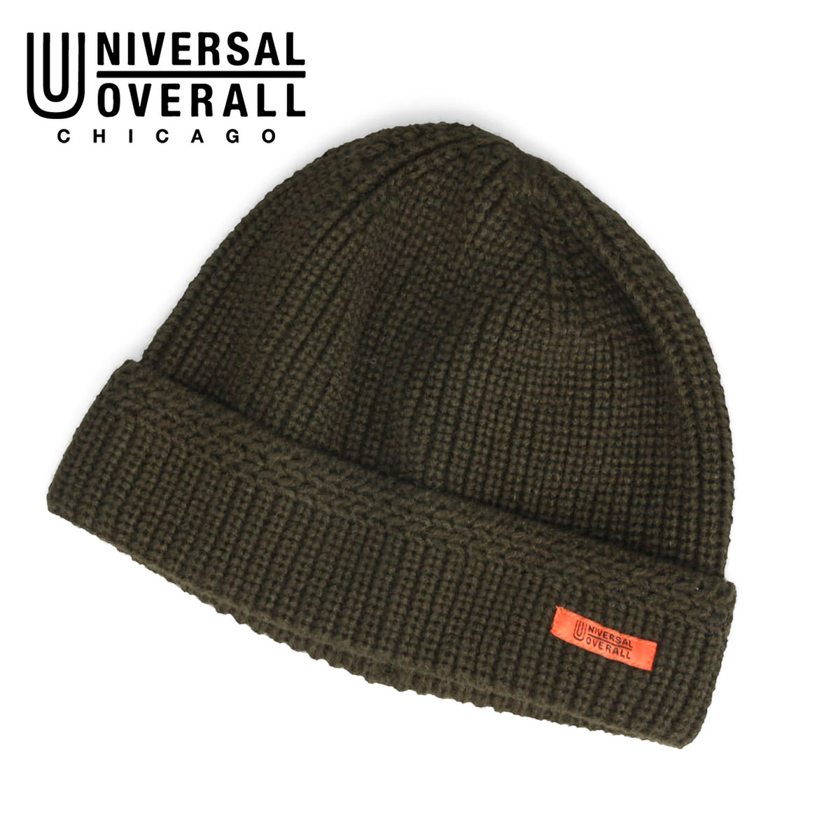 ユニバーサルオーバーオール ニット帽 メンズ レディース アウトドア  ショート黒 ブラック UNIVERSAL OVERALL UO dw1723 | UNIVERSAL OVERALL | 06