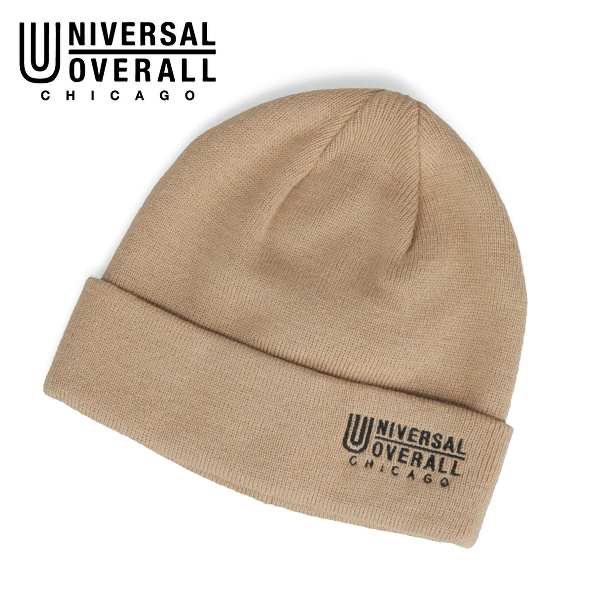 ユニバーサルオーバーオール ニット帽 メンズ レディース 無地 アウトドア キャンプ 黒 UNIVERSAL OVERALL UO dw1724 | UNIVERSAL OVERALL | 03