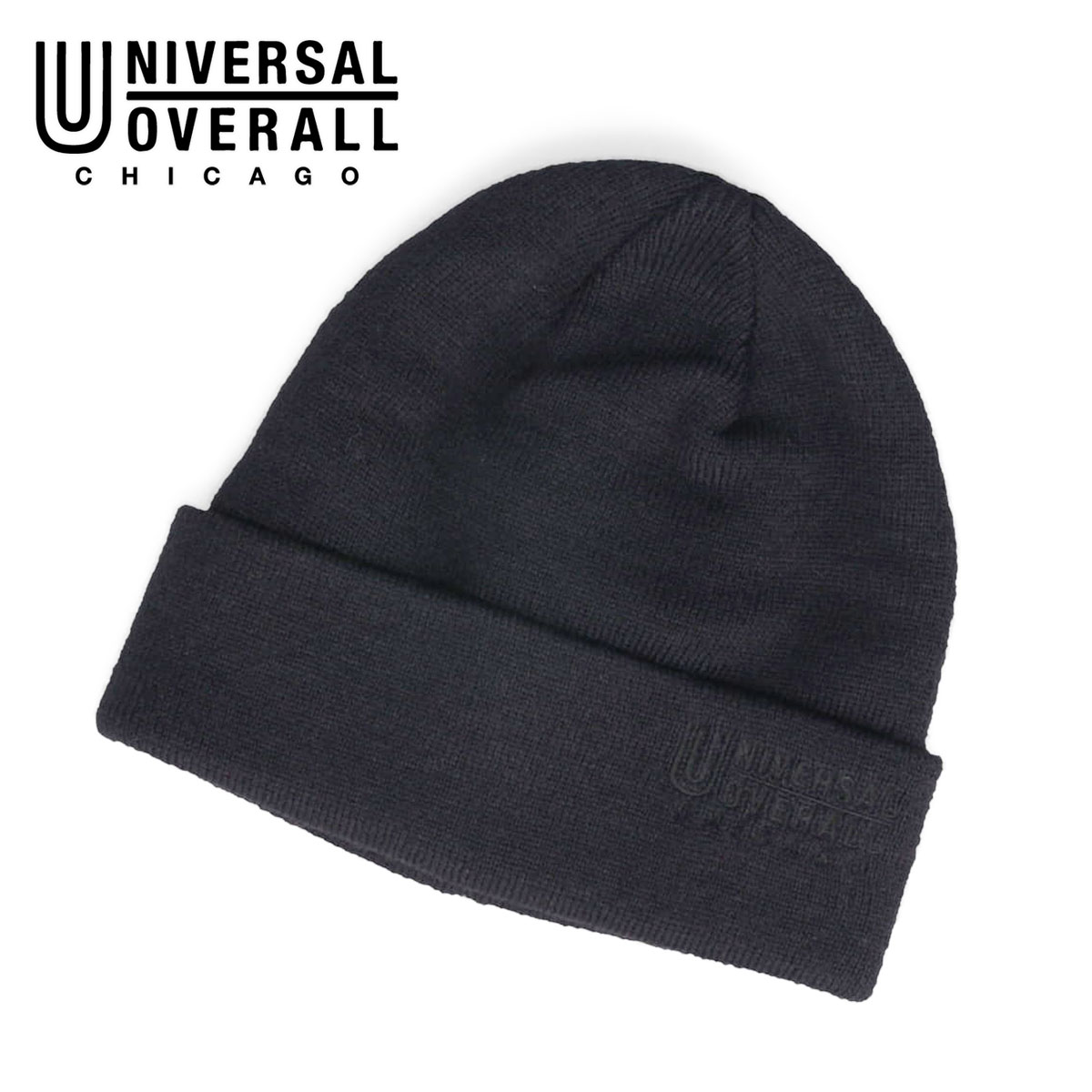 ユニバーサルオーバーオール ニット帽 メンズ レディース 無地 アウトドア キャンプ 黒 UNIVERSAL OVERALL UO dw1724 | UNIVERSAL OVERALL | 04