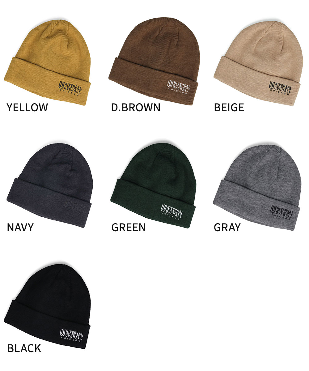 ユニバーサルオーバーオール ニット帽 メンズ レディース 無地 アウトドア キャンプ 黒 UNIVERSAL OVERALL UO dw1724 | UNIVERSAL OVERALL | 11