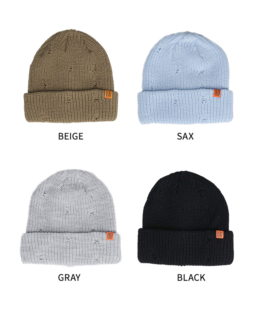 ユニバーサルオーバーオール ニット帽 メンズ レディース カジュアル おしゃれ 黒 ブラック UNIVERSAL OVERALL UO dw1729 爆買 | UNIVERSAL OVERALL | 08