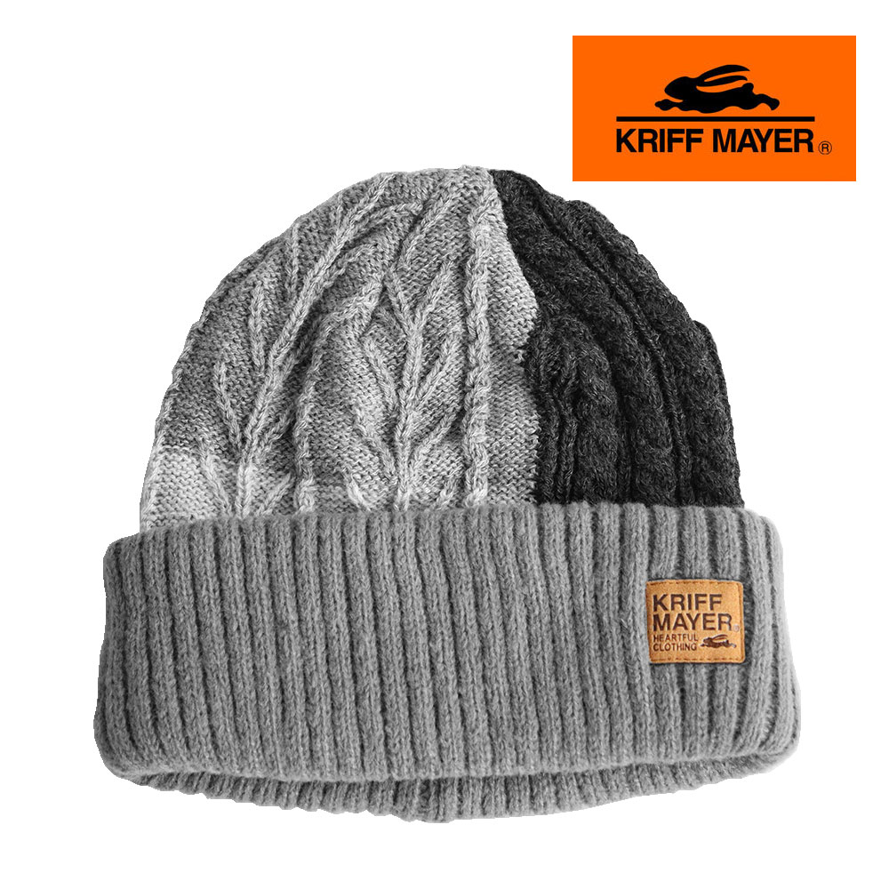 クリフメイヤー ニット 帽子 キャップ ビーニー ブランド ロゴ ワッチ 黒 ブラック ベージュ ネイビー KRIFF MAYER dw1840 | KRIFF MAYER | 03