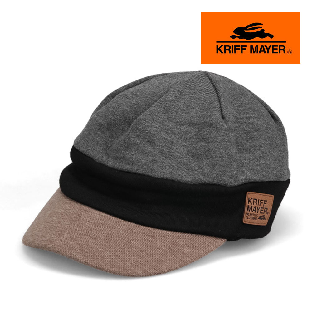 クリフメイヤー キャスケット 帽子 ブランド ロゴ アウトドア 秋冬 通勤 通学 ハンチング グレー ブラック KRIFF MAYER dw1889 | KRIFF MAYER | 02