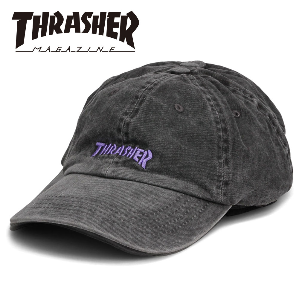 スラッシャー キャップ メンズ レディース おしゃれ サイズ調整 ユーズド ヴィンテージライク カーブドバイザー ベースボール 帽子 THRASHER 爆買 | THRASHER | 03