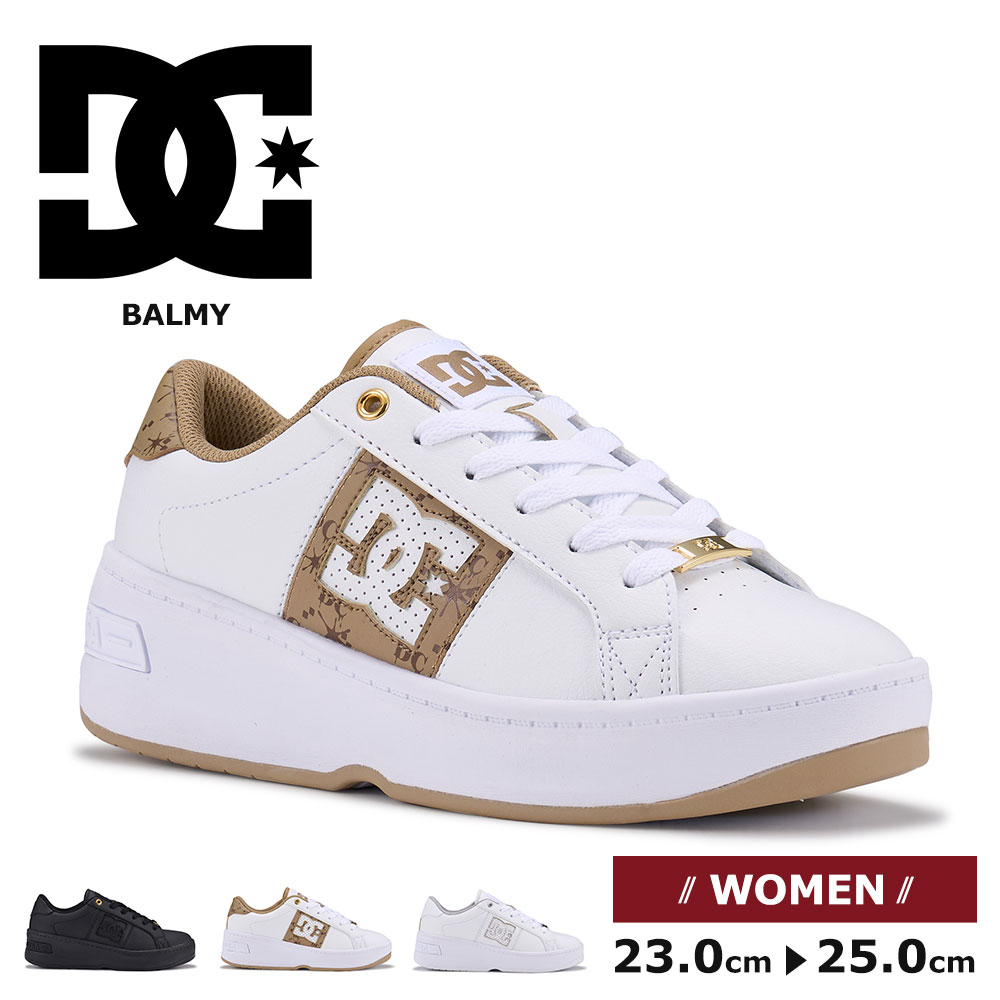 DCシューズ ディーシー スニーカー バルミー 白 ローカット スムース ホワイト ブラック 黒 DC Shoes DC BALMY DW251602 | DC SHOES