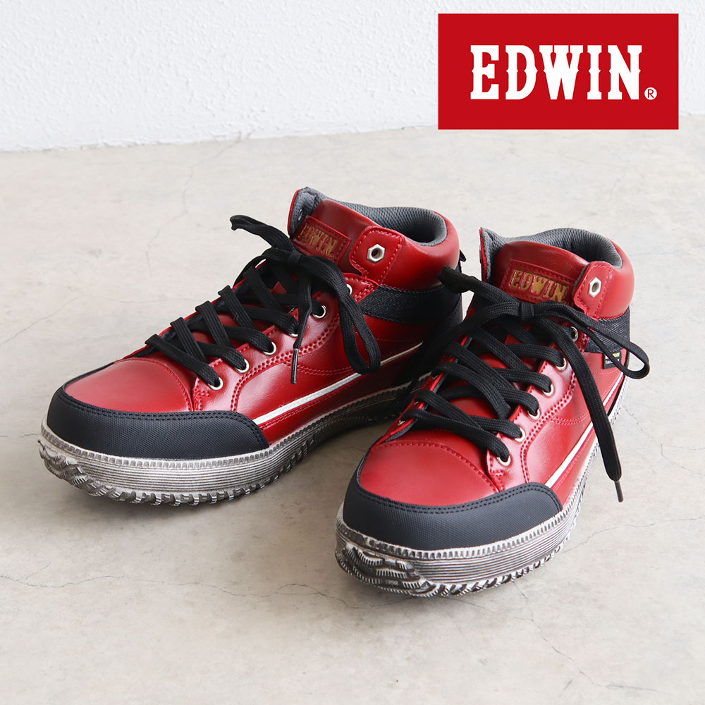 エドウィン メンズ スニーカー ミッドカット カジュアル シューズ 4時間 防水仕様 おしゃれ 軽量 歩きやすい 屈曲性 靴 防滑 紳士 EDM-3602 EDWIN | EDWIN | 02