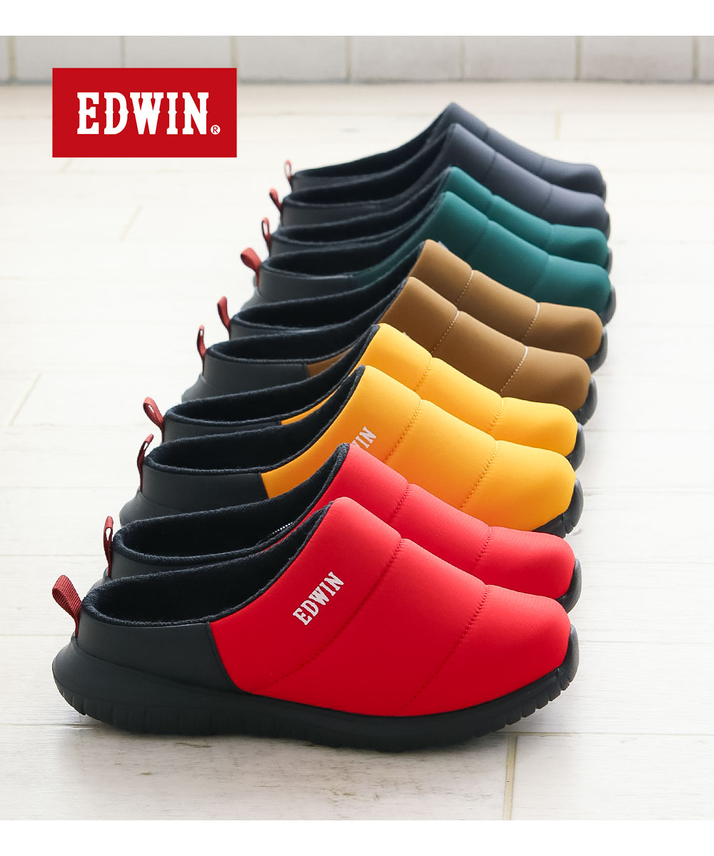 EDWIN エドウィン レディース クロッグ サンダル クロッグシューズ サボ つっかけ スリッパ 保温 アルミ 軽量 ワンマイルシューズ 9484 爆買 | EDWIN | 14