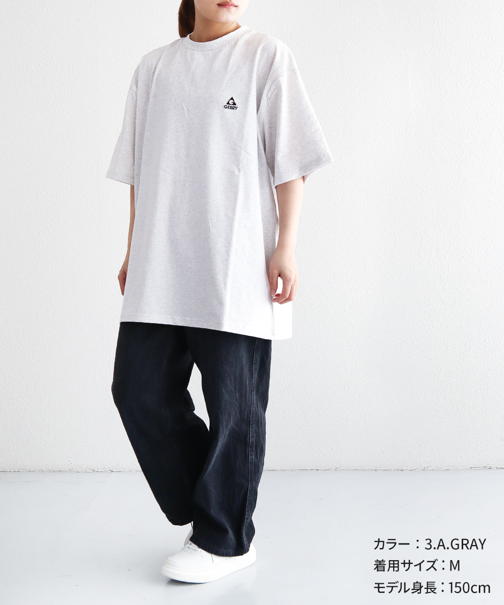 GERRY ジェリー tシャツ 半袖 綿100% オーバーサイズ クルー