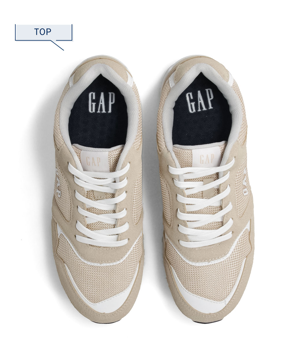 GAP レトロランニング レディース スニーカー ユニセックス ローカット 軽量 レトロ シンプル 運動靴 カジュアル 黒 ギャップ GPU12511 爆買 | GAP | 08