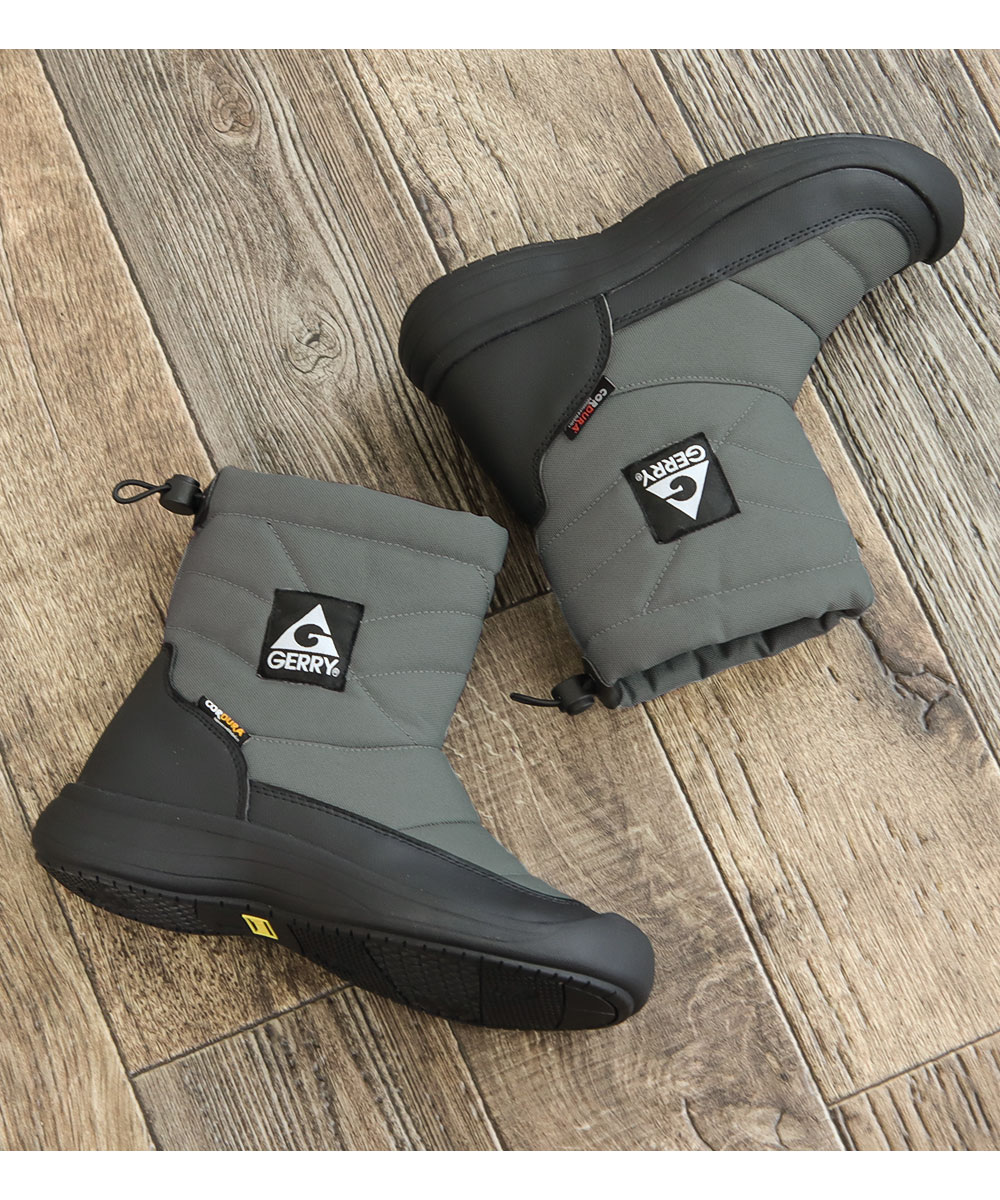 gerry ダウンブーツ レディース ブーツ スノーブーツ  コーデュラ 撥水 暖か あったか 防寒 アウトドア 冬 ジェリー 黒 カーキ グレー 5569 | GERRY | 16