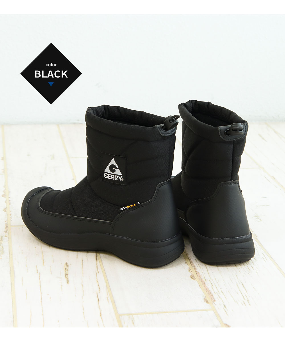 gerry ダウンブーツ レディース ブーツ スノーブーツ  コーデュラ 撥水 暖か あったか 防寒 アウトドア 冬 ジェリー 黒 カーキ グレー 5569 | GERRY | 17