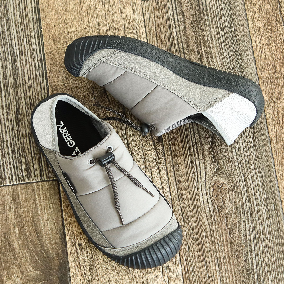 ジェリー モック シューズ レディース サボ クロッグ キャンプ アウトドア あったか 軽い 靴 黒 ブラック グレー ベージュ gerry 5593 | GERRY | 02