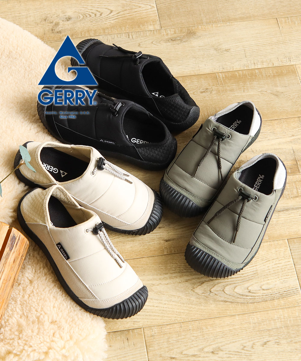 ジェリー モック シューズ レディース サボ クロッグ キャンプ アウトドア あったか 軽い 靴 黒 ブラック グレー ベージュ gerry 5593 | GERRY | 08