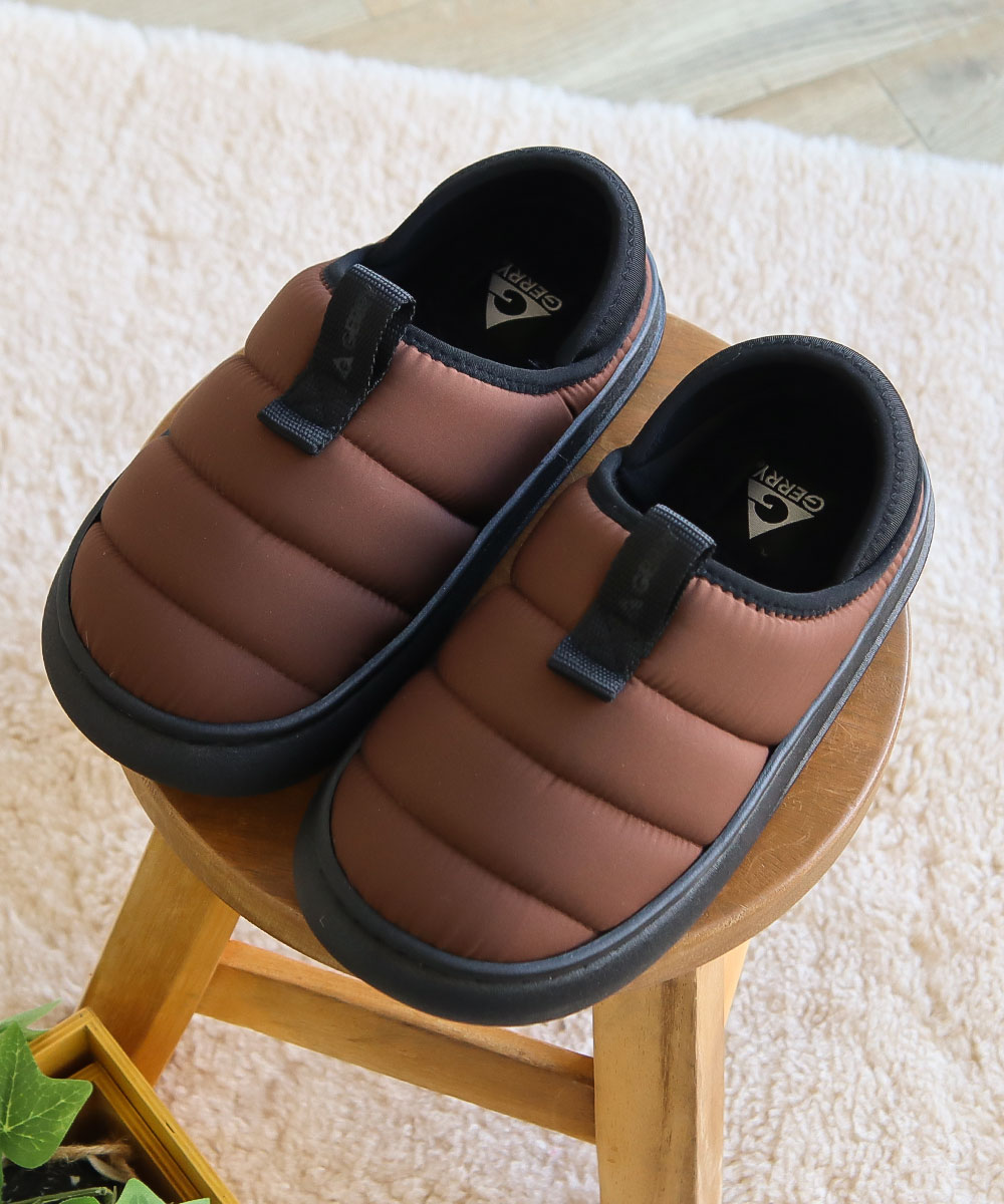 gerry モックシューズ レディース かかとが踏める サボ サンダル 冬 サボサンダル キッズ ジュニア クロッグサンダル 暖か あったか 軽量 黒 ジェリー 5594 | GERRY | 14