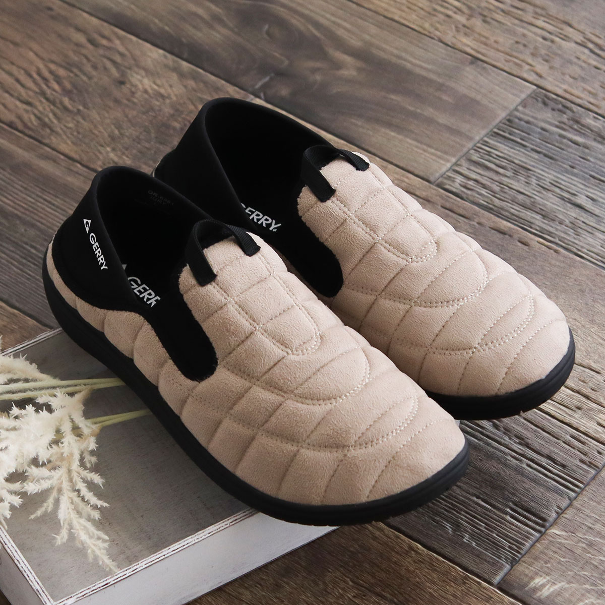 gerry モックシューズ メンズ サボサンダル 冬 撥水 軽量 2way スリッポン かかとが踏める キャンプ アウトドア 黒 ブラック ジェリー 6561 | GERRY | 04