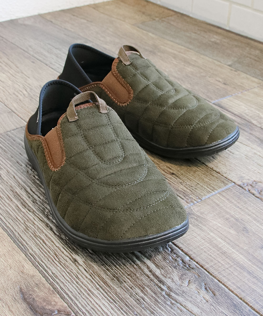 gerry モックシューズ メンズ サボサンダル 冬 撥水 軽量 2way スリッポン かかとが踏める キャンプ アウトドア 黒 ブラック ジェリー 6561 | GERRY | 18