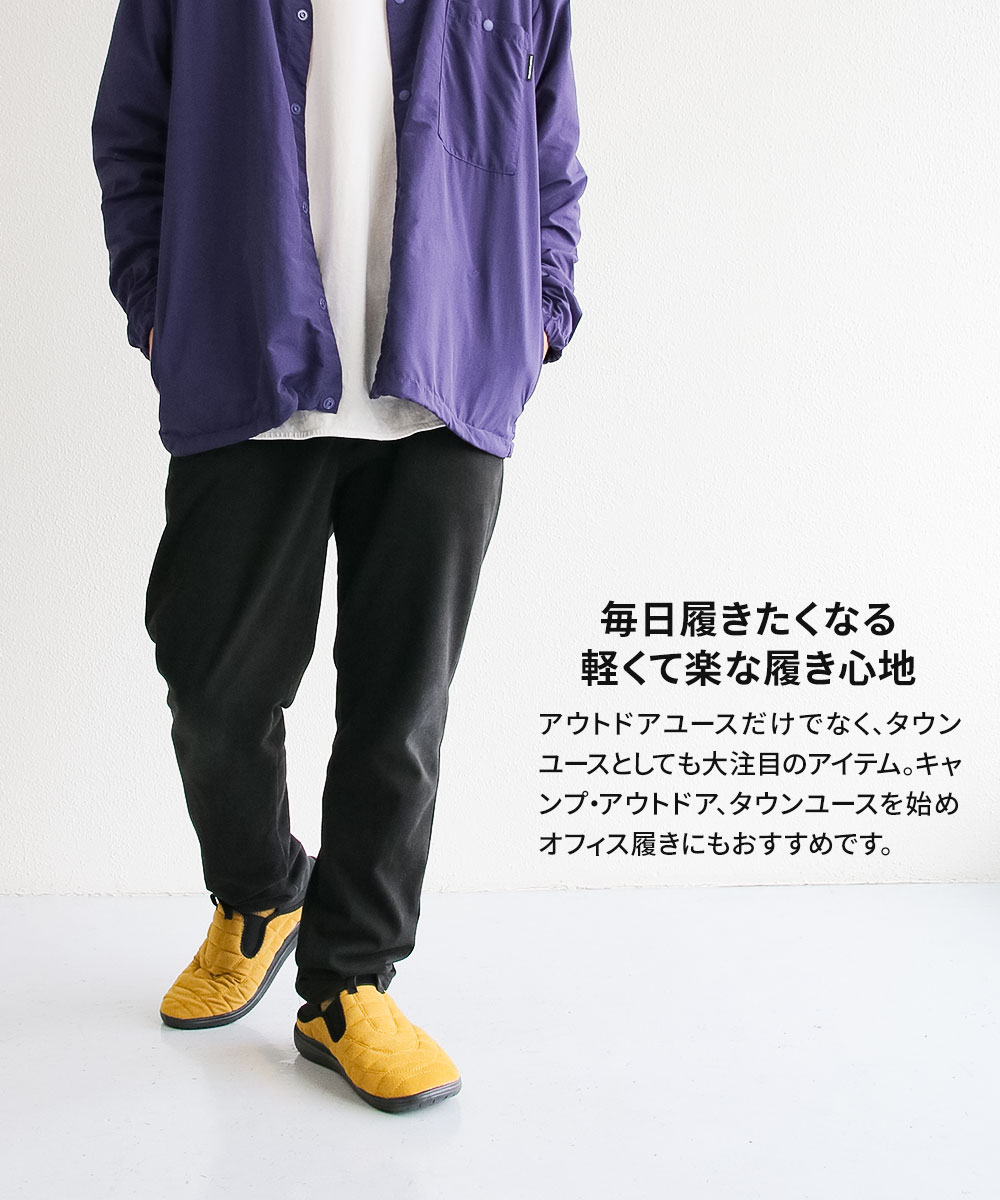 gerry モックシューズ メンズ サボサンダル 冬 撥水 軽量 2way スリッポン かかとが踏める キャンプ アウトドア 黒 ブラック ジェリー 6561 | GERRY | 09