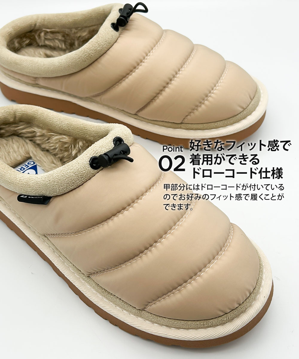 gerry サボ サンダル メンズ 冬 サボサンダル レディース ボア ムートン 軽量 スリッポン モックシューズ クロッグ 暖かい あったか ファー 黒 ジェリー 6562 | GERRY | 11