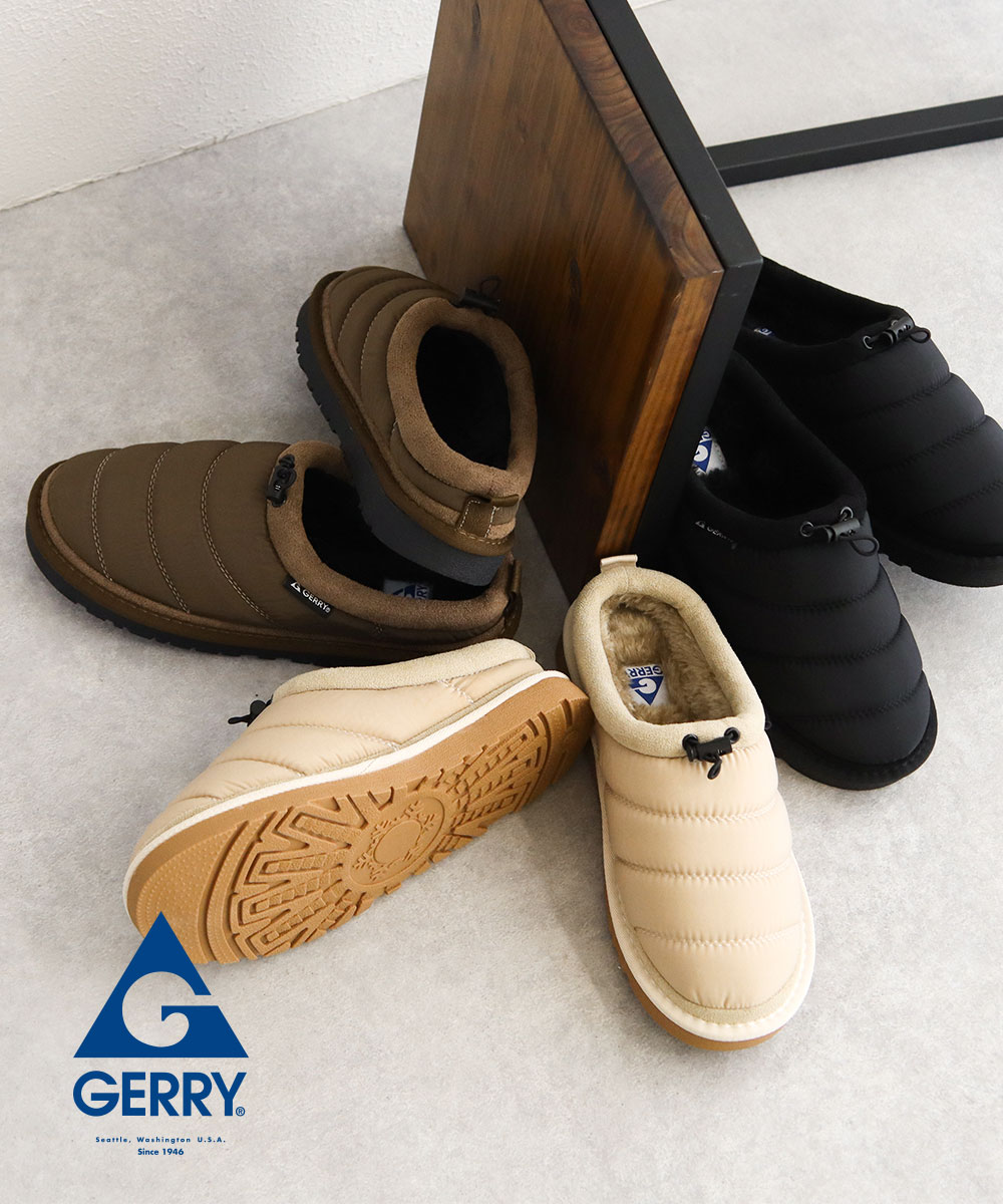 gerry サボ サンダル メンズ 冬 サボサンダル レディース ボア ムートン 軽量 スリッポン モックシューズ クロッグ 暖かい あったか ファー 黒 ジェリー 6562 | GERRY | 13