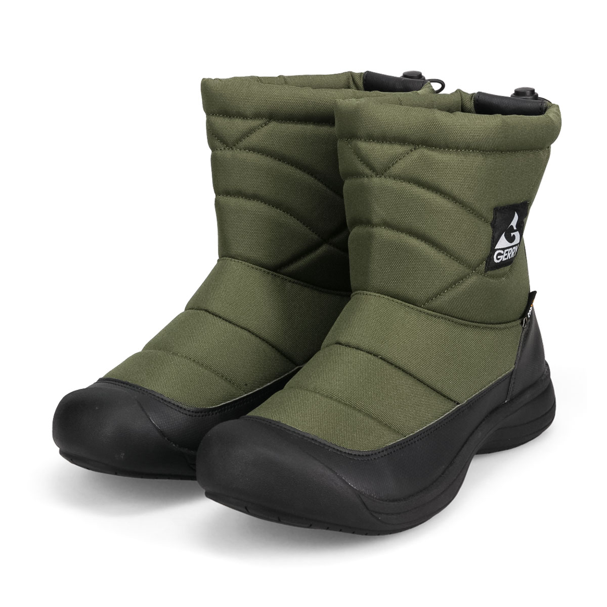 gerry ダウンブーツ メンズ スノーブーツ ショートブーツ ウィンターブーツ 防寒ブーツ 撥水 コーデュラナイロン 暖か あったか 防寒靴 黒 ジェリー 6569 | GERRY | 03