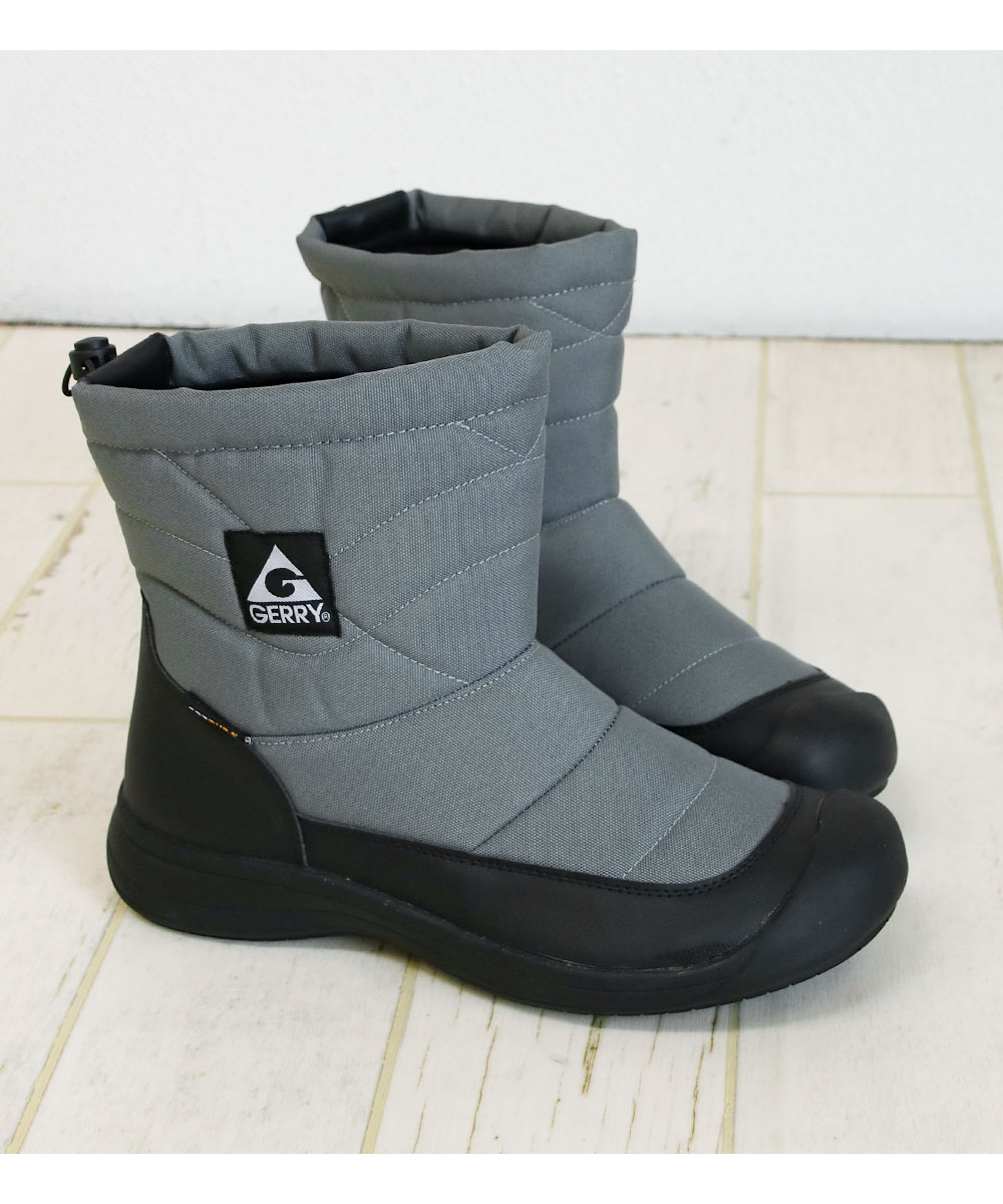 gerry ダウンブーツ メンズ スノーブーツ ショートブーツ ウィンターブーツ 防寒ブーツ 撥水 コーデュラナイロン 暖か あったか 防寒靴 黒 ジェリー 6569 | GERRY | 16