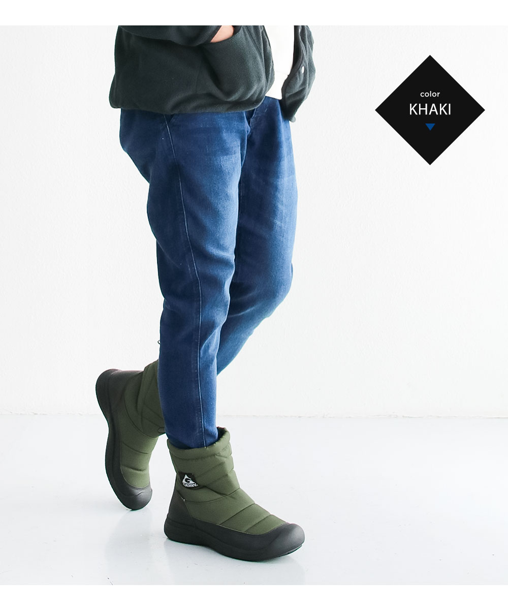 gerry ダウンブーツ メンズ スノーブーツ ショートブーツ ウィンターブーツ 防寒ブーツ 撥水 コーデュラナイロン 暖か あったか 防寒靴 黒 ジェリー 6569 | GERRY | 17