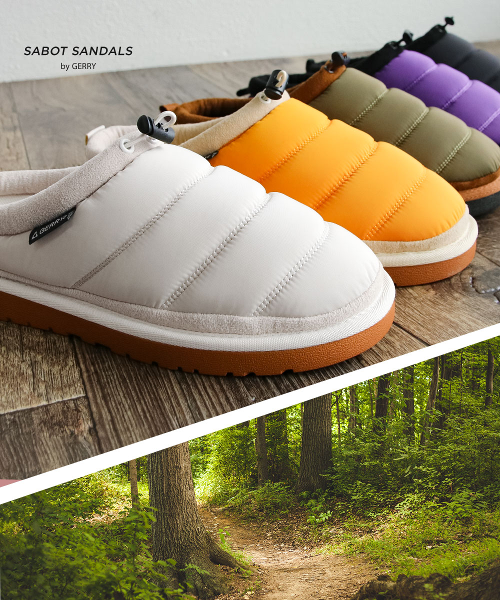 gerry サボ サンダル メンズ 冬 サボサンダル レディース ジュニア 軽量 モックシューズ スリッポン クロッグサンダル 黒 白 ブラック ジェリー 6571 爆買 | GERRY | 09