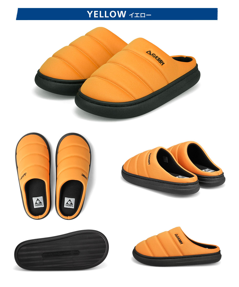 gerry サボ サンダル メンズ 冬 サボサンダル レディース ジュニア 軽量 モックサンダル クロッグサンダル キャンプ スリッパ 黒 白 ブラック ジェリー 6572 | GERRY | 19