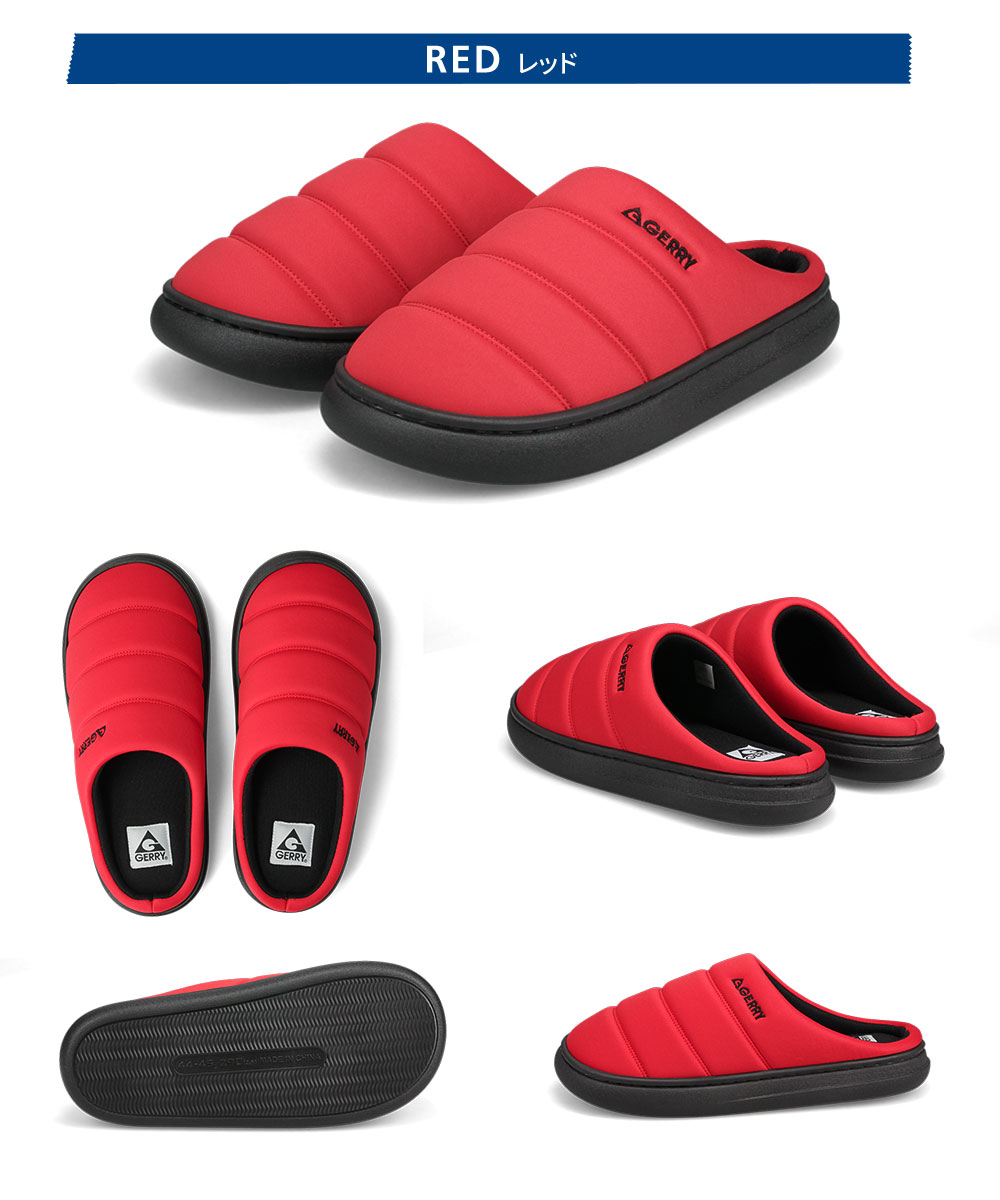 gerry サボ サンダル メンズ 冬 サボサンダル レディース ジュニア 軽量 モックサンダル クロッグサンダル キャンプ スリッパ 黒 白 ブラック ジェリー 6572 | GERRY | 20