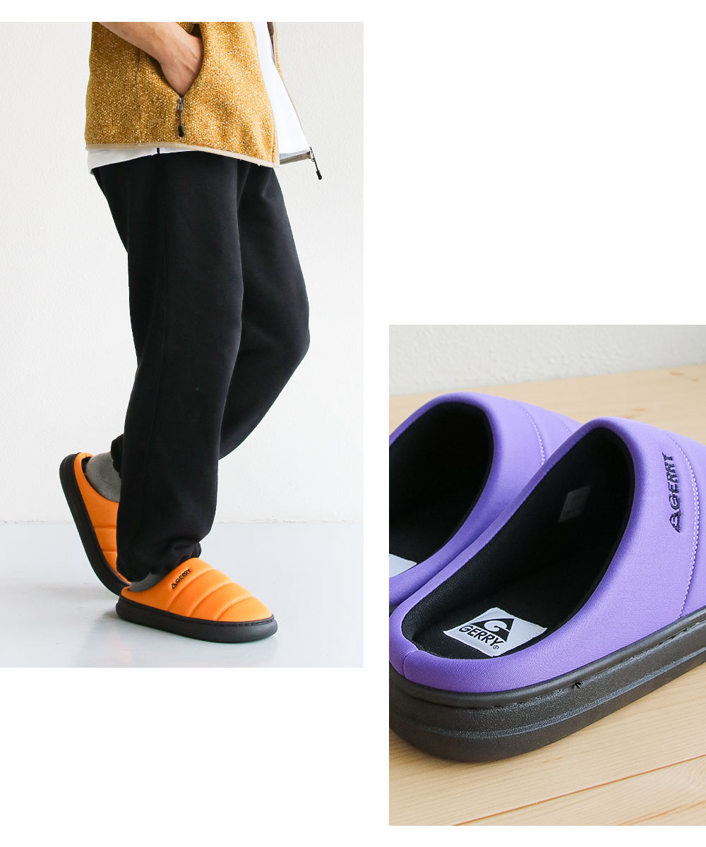 gerry サボ サンダル メンズ 冬 サボサンダル レディース ジュニア 軽量 モックサンダル クロッグサンダル キャンプ スリッパ 黒 白 ブラック ジェリー 6572 | GERRY | 15