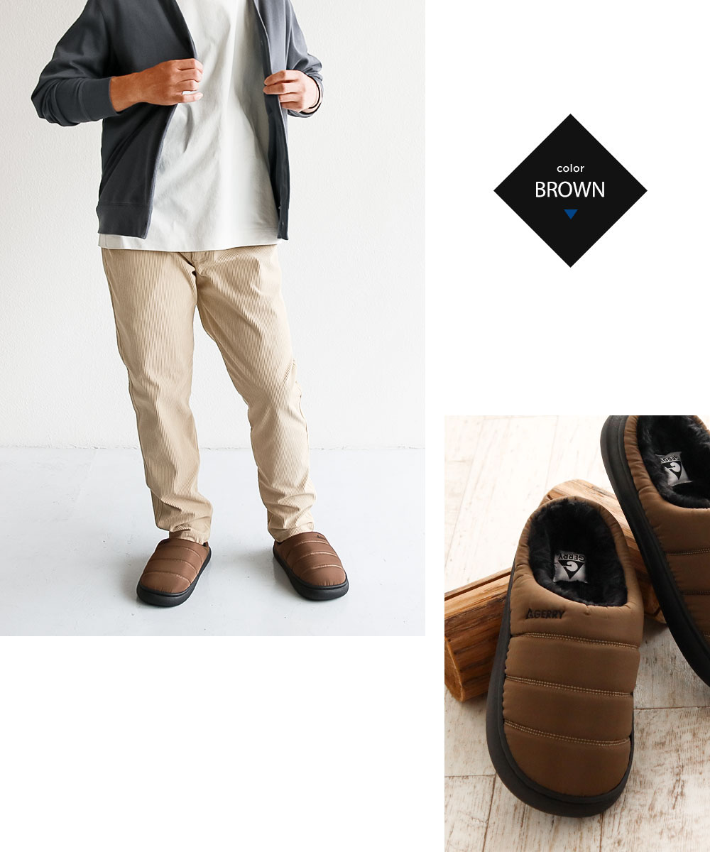 gerry サボ サンダル メンズ 冬 サボサンダル レディース ボア ムートン 軽量 暖か あったか ブランド クロッグ モック スリッパ 黒 ジェリー 爆買 | GERRY | 13