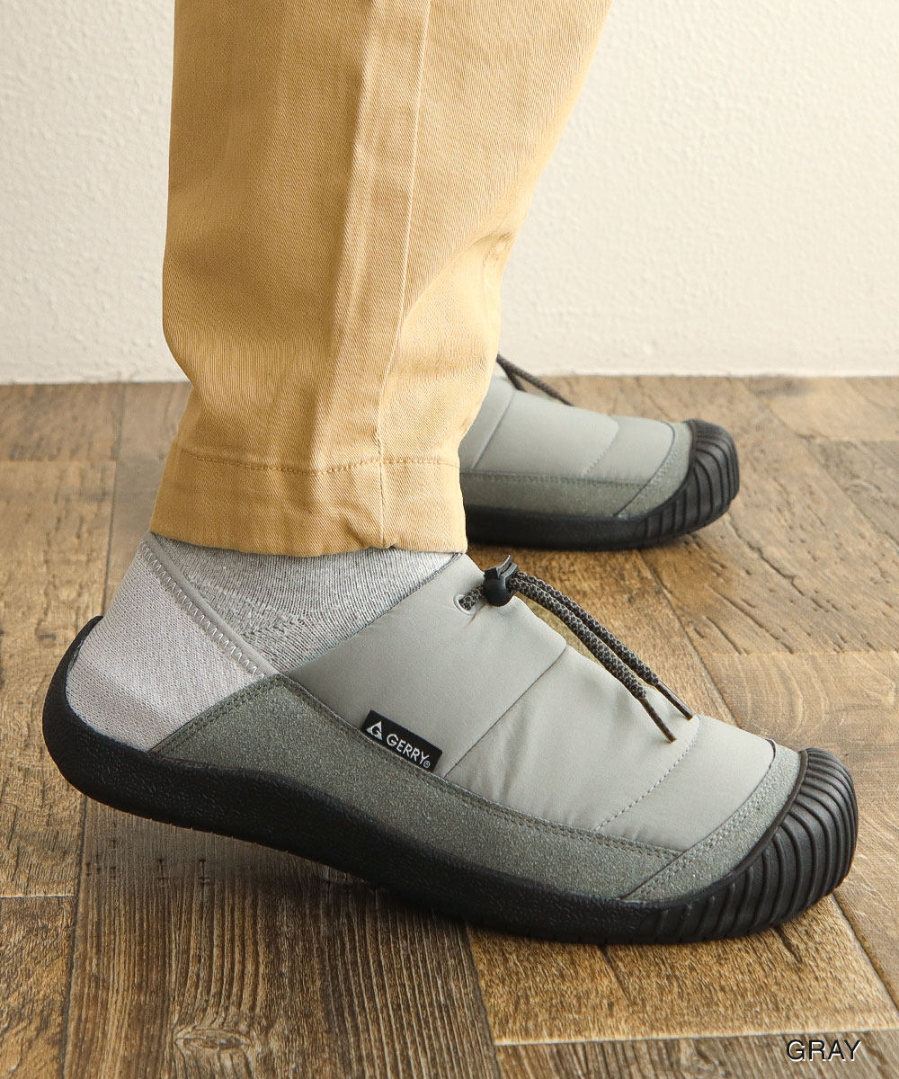 ジェリー モック シューズ メンズ サボ クロッグ キャンプ アウトドア 靴 あったか 黒 ブラック グレー ベージュ gerry 6593 | GERRY | 11