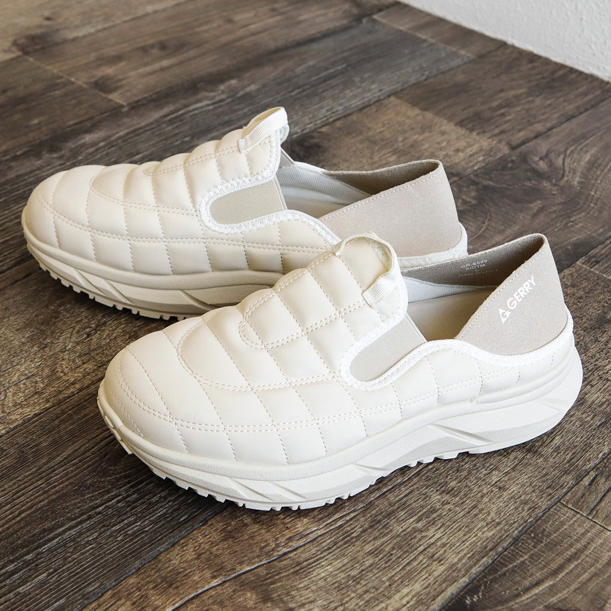 ジェリー モック シューズ メンズ 厚底 かかとが踏める サボ 靴 キャンプ アウトドア 黒 ブラック ブラウン アイボリー gerry 6599 | GERRY | 03