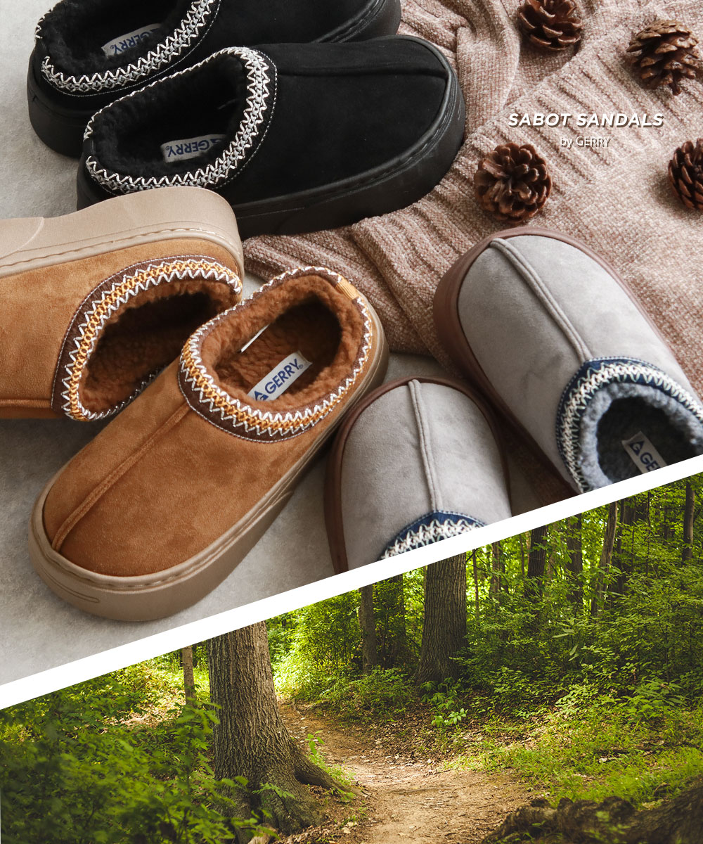 GERRY サボサンダル レディース 厚底 ボア 暖かい かかとなし シューズ スリッパ ムートン ジェリー 黒 ブラック グレー ベージュ 7522 爆買 | GERRY | 05