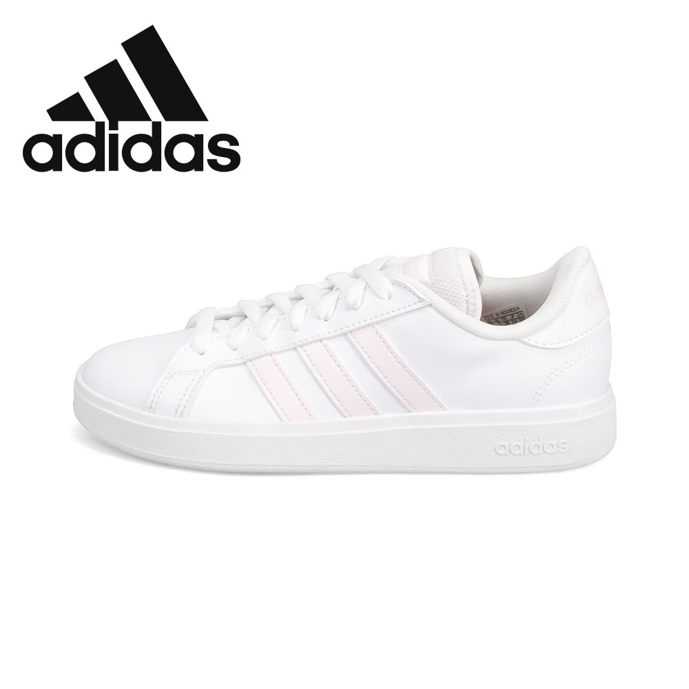 アディダス レディース ローカット コートスニーカー 運動靴 グランドコート ベース ADIDAS GRANDCOURT BASE 2.0 W 白 黒 | adidas | 01
