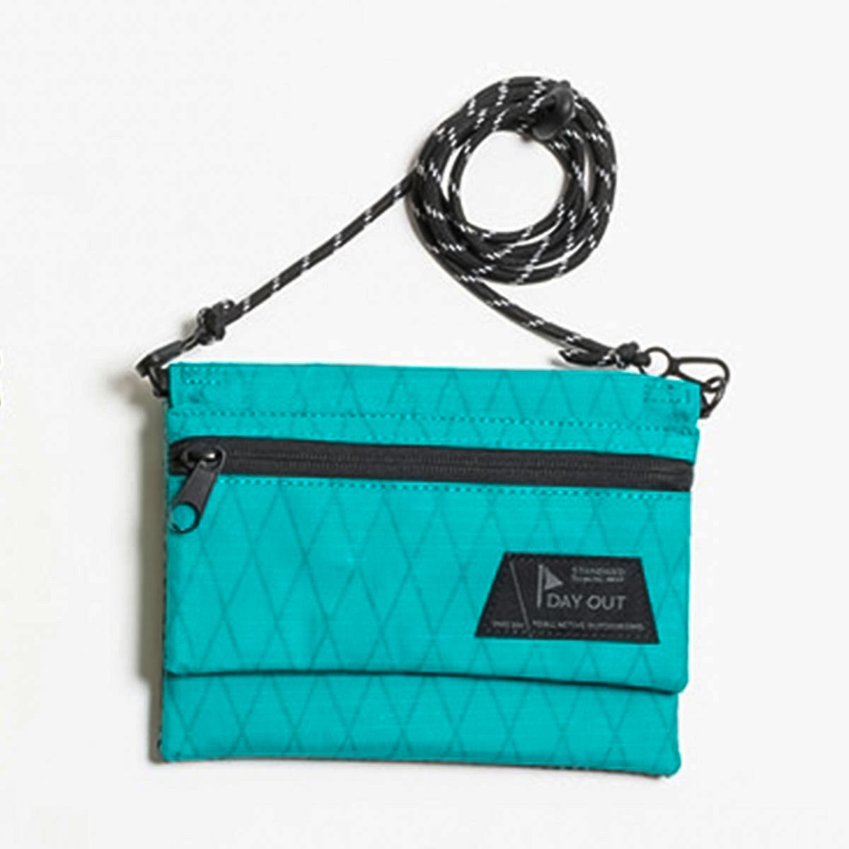 サコッシュ エコバッグ 2way ショルダーバッグ ストラップコード 黒 DAY OUT デイアウト EcOCHE-X エコッシュ ブラック 033 爆買 | DAY OUT | 02