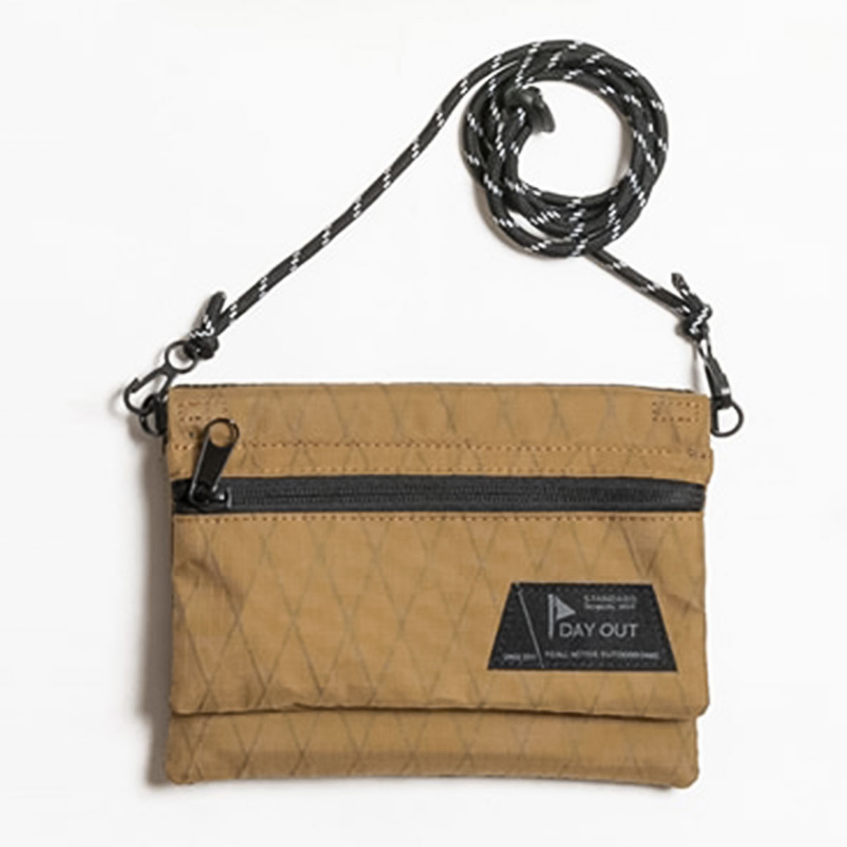 サコッシュ エコバッグ 2way ショルダーバッグ ストラップコード 黒 DAY OUT デイアウト EcOCHE-X エコッシュ ブラック 033 爆買 | DAY OUT | 03