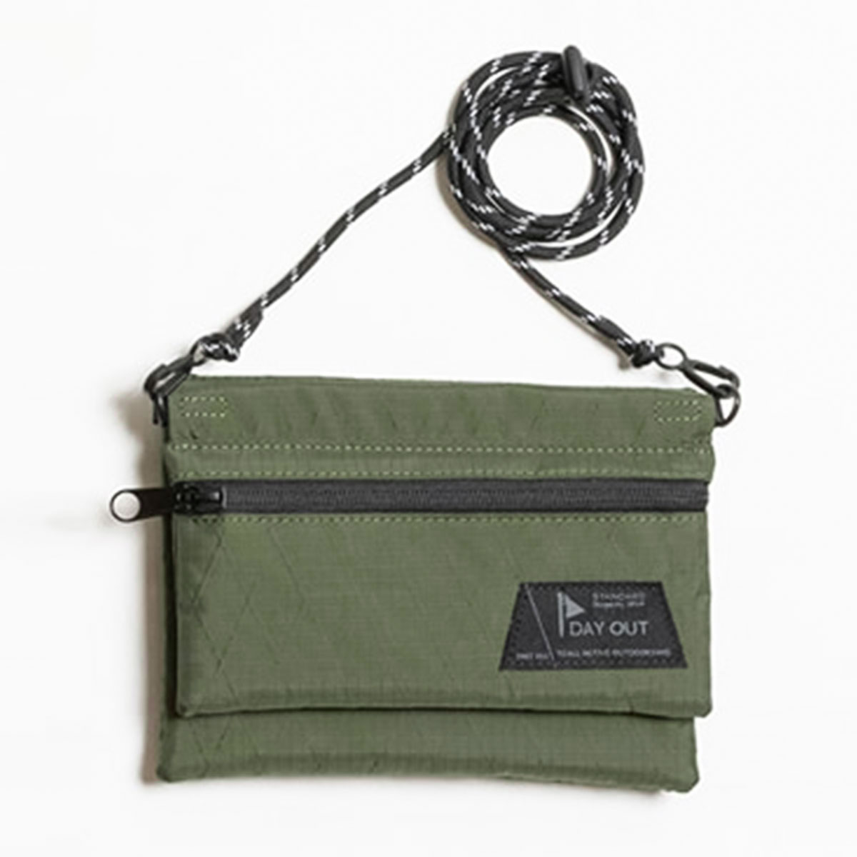 サコッシュ エコバッグ 2way ショルダーバッグ ストラップコード 黒 DAY OUT デイアウト EcOCHE-X エコッシュ ブラック 033 爆買 | DAY OUT | 04