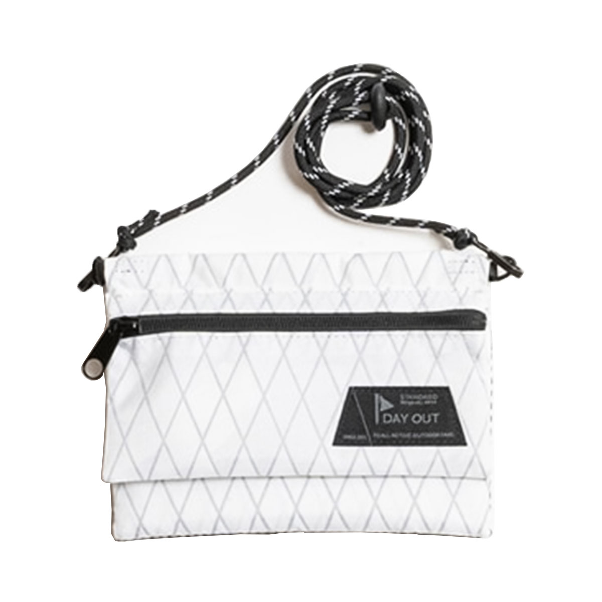 サコッシュ エコバッグ 2way ショルダーバッグ ストラップコード 黒 DAY OUT デイアウト EcOCHE-X エコッシュ ブラック 033 爆買 | DAY OUT | 05