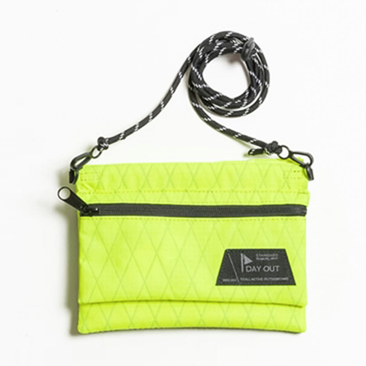 サコッシュ エコバッグ 2way ショルダーバッグ ストラップコード 黒 DAY OUT デイアウト EcOCHE-X エコッシュ ブラック 033 爆買 | DAY OUT | 06