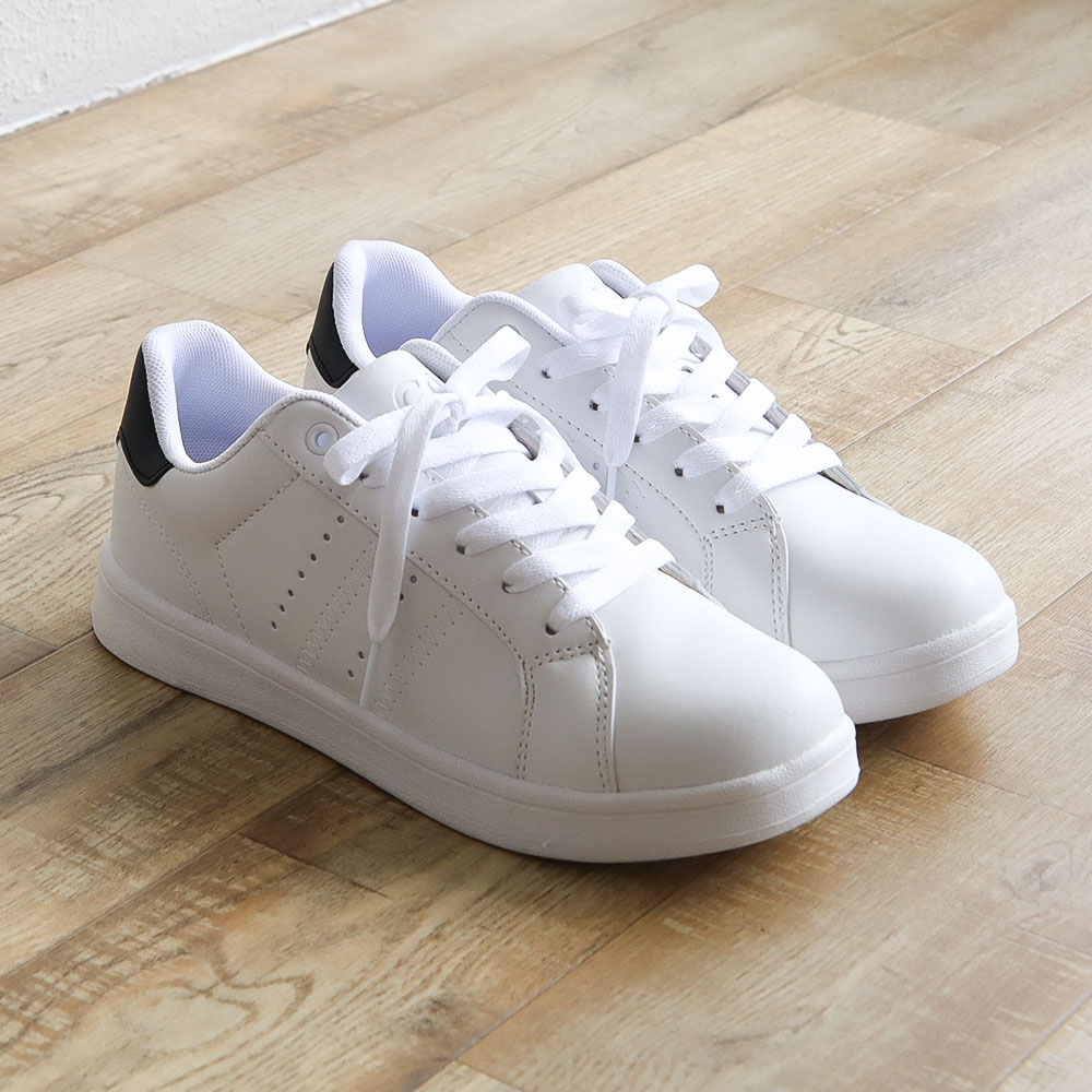 ✨11/9まで限定値段✨️grounds 23CM ホワイト スニーカー 楽天市場】エドウィン スニーカー EDW7034 ホワイト・アイボリー 25cm